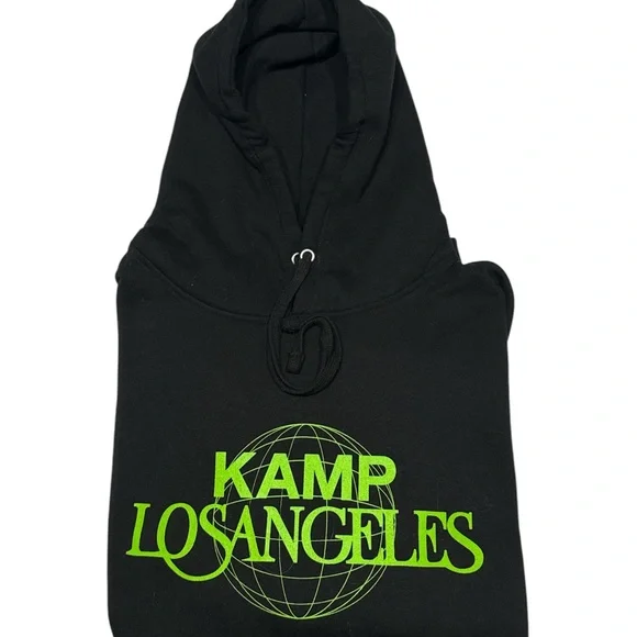 Kamp LosAngeles mens black hoodie sweater size medium black sweater for men. - Picture 3 of 3